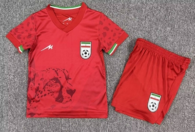 2627 iran red away kid kit